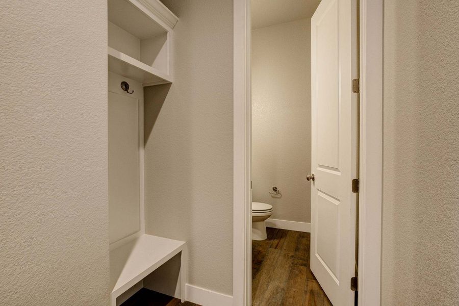 Powder Bath/Mudroom - Not Actual Home - Finishes May Vary