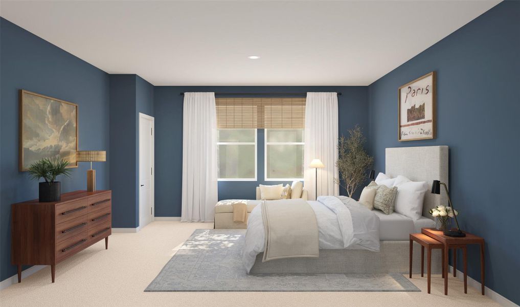 Private primary suite (*Artist rendering used for illustration purposes only.)