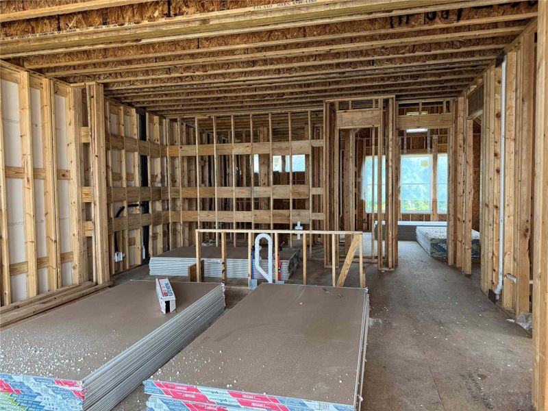 In-progress construction of a new home in Retreat at Oak Park, Houston, TX (Image 26). In-progress construction of a new home in Retreat at Oak Park, Houston, TX (Image 26).