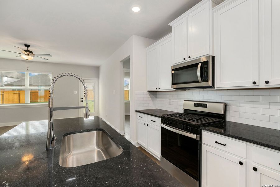 Furnished interior view inside a new home in Hightop Ridge, Converse (Image 9).