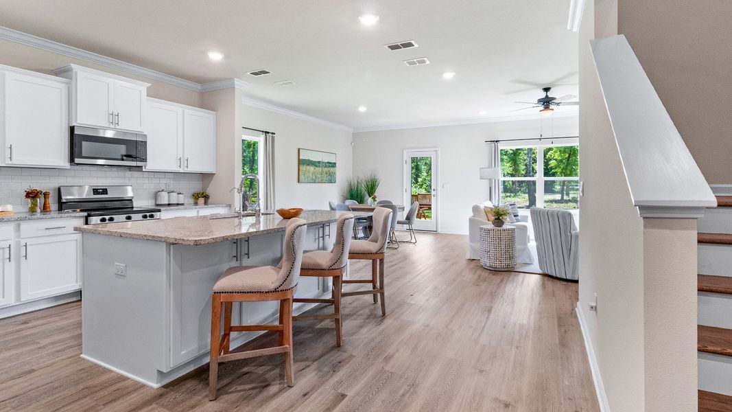 Furnished interior view inside a new home in Fallschase, Tallahassee (Image 24).