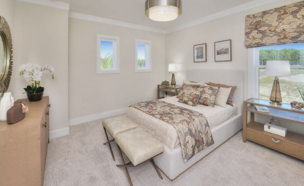 Furnished interior view inside a new home in Tidewater, Jacksonville (Image 34).