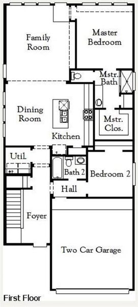 1st Floor Diagram