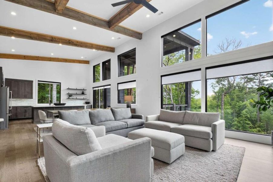 Furnished interior view inside a new home in , Blue Ridge (Image 43).