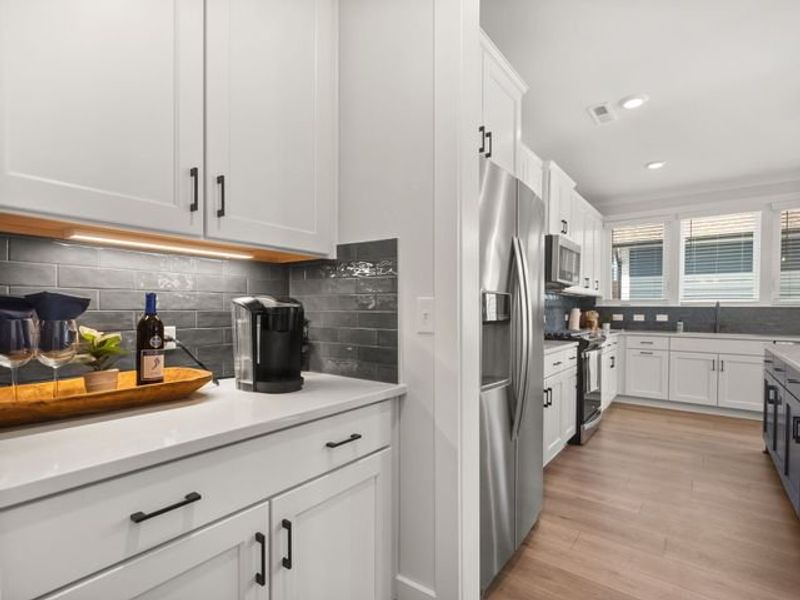 Representative furnished interior of a home built from the Charlotte II by True Homes in Colvin Park, Rock Hill (Image 6).
