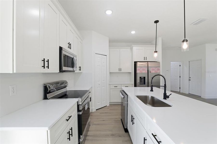 Furnished interior view inside a new home in , Citrus Springs (Image 7).
