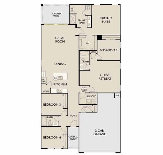 Sunflower floorplan - Lot 239