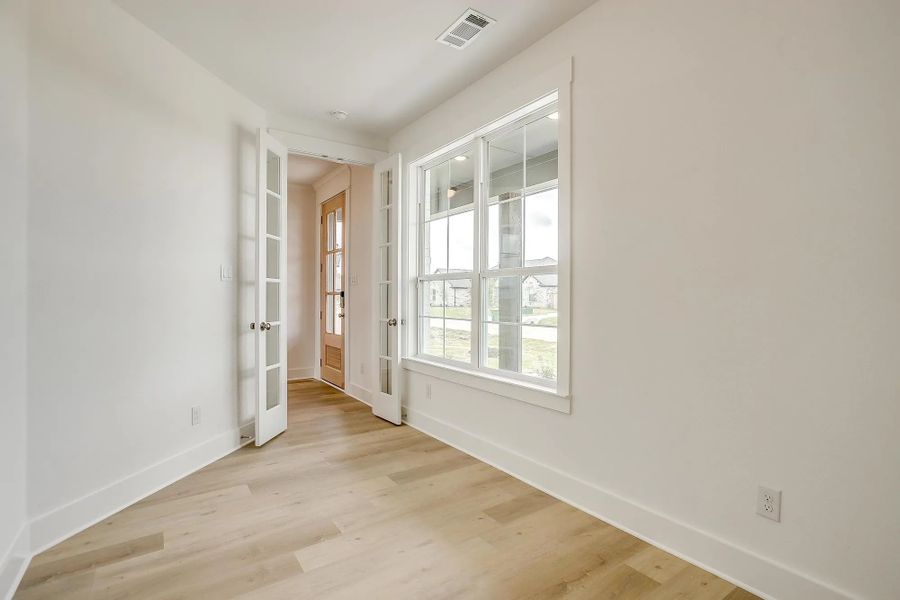 Representative unfurnished interior of a home built from the The Brazos by Elmwood Custom Homes in Matthews Farm, Venus (Image 19). Representative unfurnished interior of a home built from the The Brazos by Elmwood Custom Homes in Matthews Farm, Venus (Image 19).