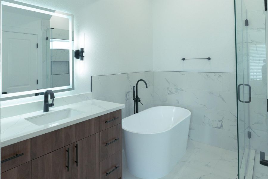 Furnished interior view inside a new home in , Houston (Image 9).