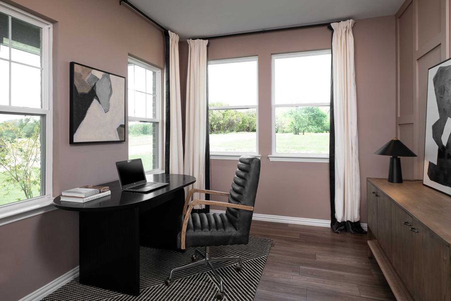 Representative furnished interior of a home built from the Grayson by Ashton Woods in Monticello Park, Princeton (Image 8).