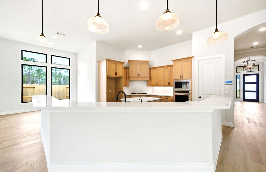 Furnished interior view inside a new home in The Highlands 55′, Porter (Image 13).