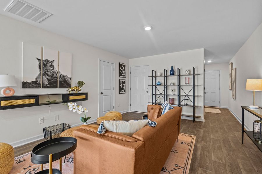 Furnished interior view inside a new home in Champions Village at Cherry Hill, Pendleton (Image 15).