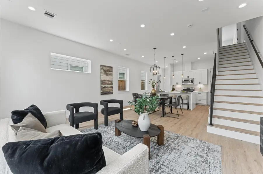 Furnished interior view inside a new home in , Houston (Image 19). Furnished interior view inside a new home in , Houston (Image 19).