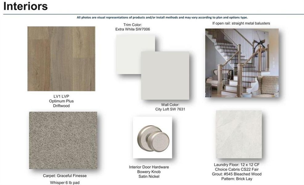 Sample of building materials used in homes in Palisades, Cumming (Image 25).