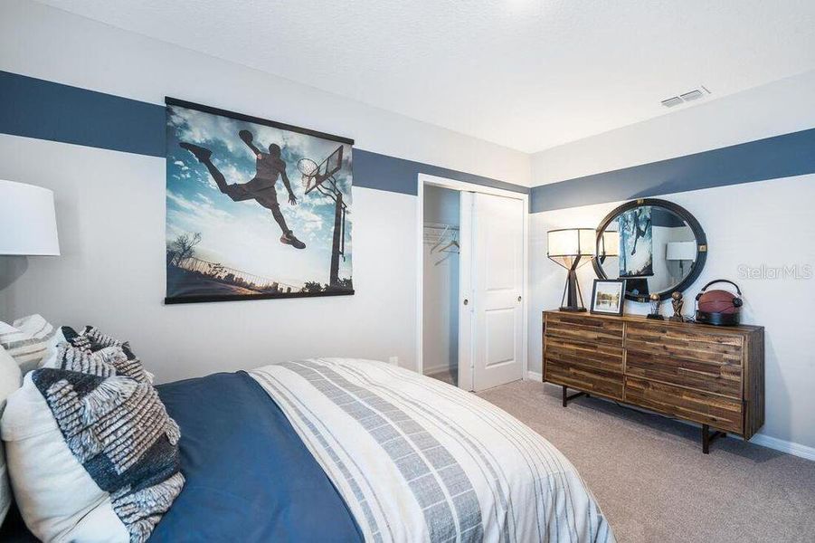 Furnished interior view inside a new home in Waterstone, Groveland (Image 25).