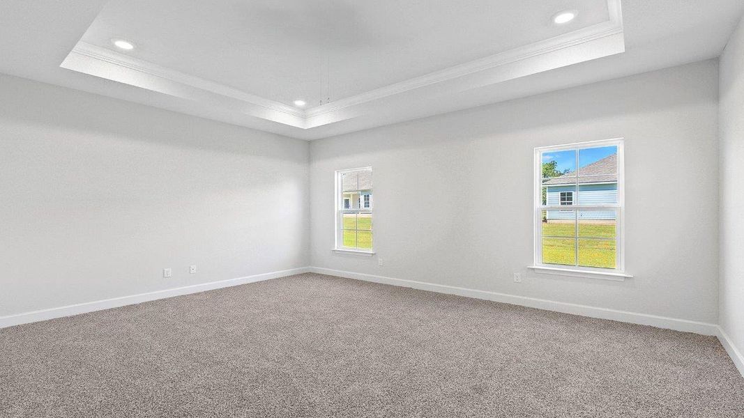 Representative unfurnished interior of a home built from the The Jasmine by D.R. Horton in Meadows at Rehwinkel, Crawfordville (Image 25).