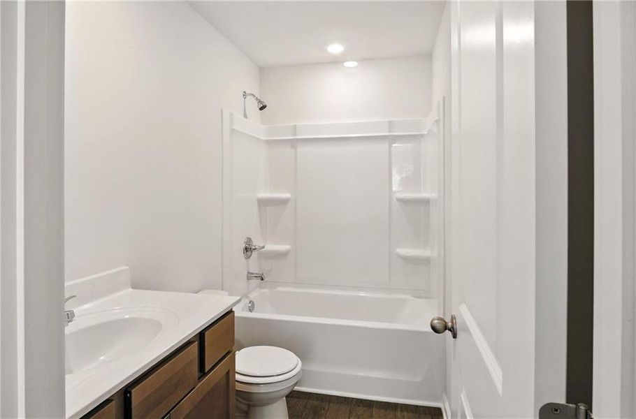 Furnished interior view inside a new home in Castleberry Pointe, Dawsonville (Image 4).