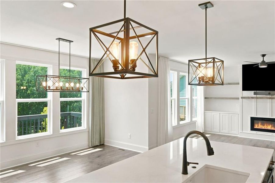 Furnished interior view inside a new home in , Woodstock (Image 9). Furnished interior view inside a new home in , Woodstock (Image 9).