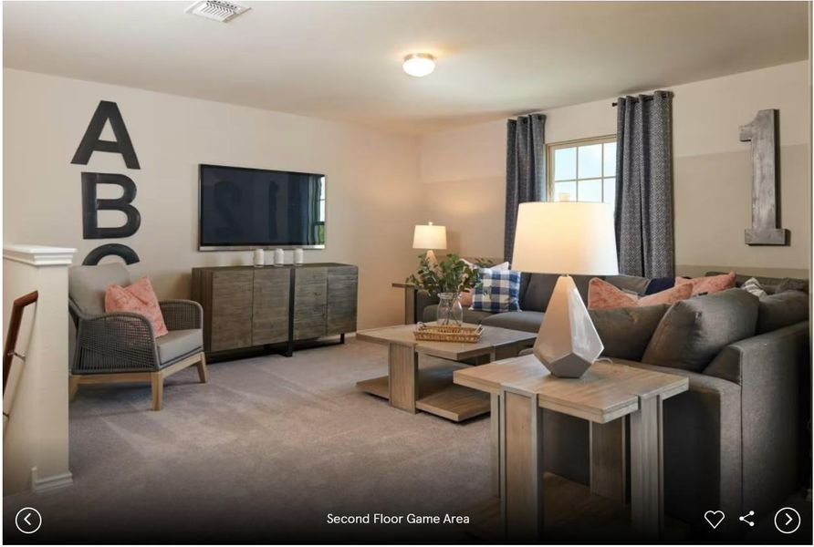 Photo of Centex model home with same floor plan, not of actual home listed. Photo of Centex model home with same floor plan, not of actual home listed.