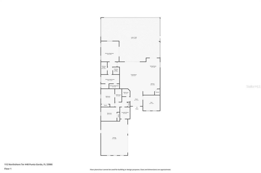 2D floor plan layout of this home in , Punta Gorda, FL (Image 4). 2D floor plan layout of this home in , Punta Gorda, FL (Image 4).