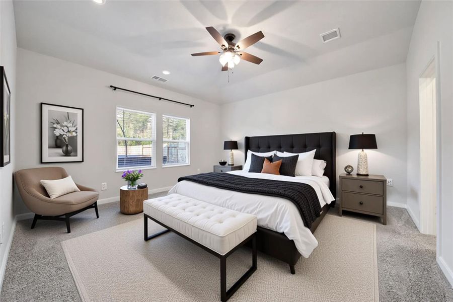 Furnished interior view inside a new home in Magnolia Place, Magnolia (Image 16).
