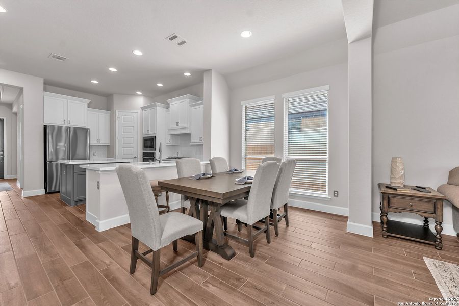 Furnished interior view inside a new home in Kallison Ranch 45', San Antonio (Image 14). Furnished interior view inside a new home in Kallison Ranch 45', San Antonio (Image 14).