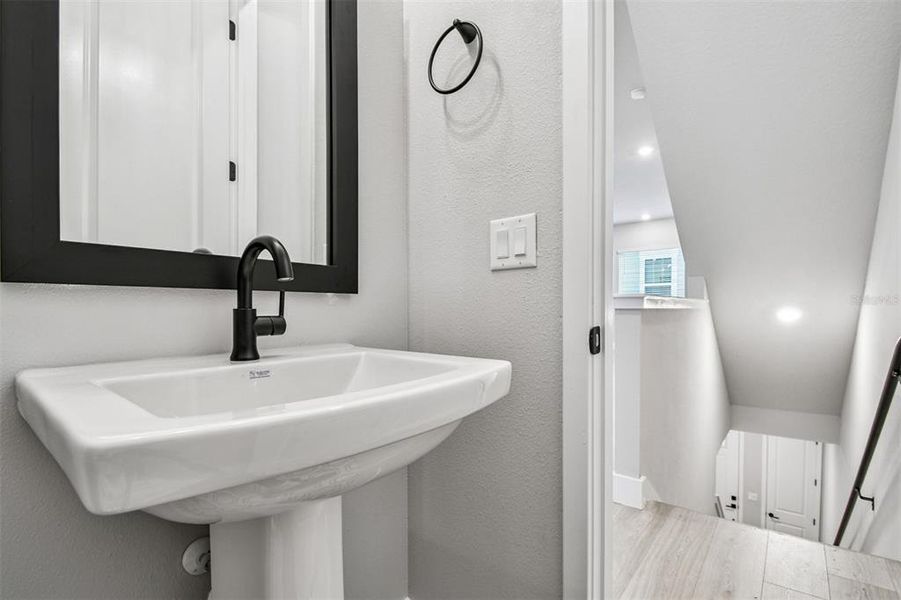 Furnished interior view inside a new home in Towns at Union, St. Petersburg (Image 18).