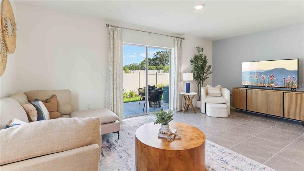 Furnished interior view inside a new home in The Towns at Laurel Commons, Ocala (Image 9).
