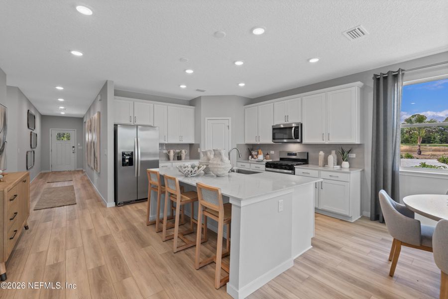 Furnished interior view inside a new home in Reserve East, Flagler Beach (Image 13). Furnished interior view inside a new home in Reserve East, Flagler Beach (Image 13).