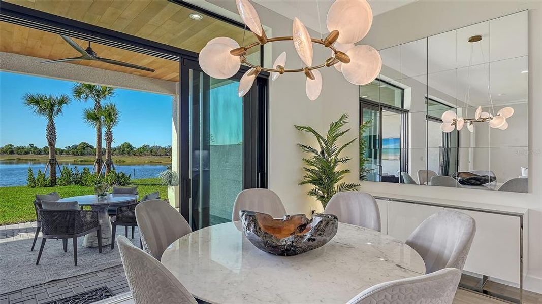 Exterior details and patio area of a home in , Sarasota (Image 39).