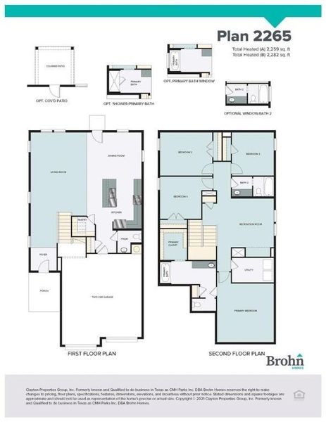 2D floor plan layout of this home in Edgebrooke, Pflugerville, TX (Image 4).