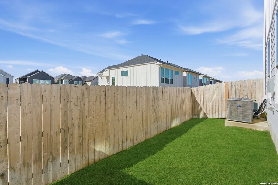 Exterior details and patio area of a home in Rose Hill, San Antonio (Image 21).