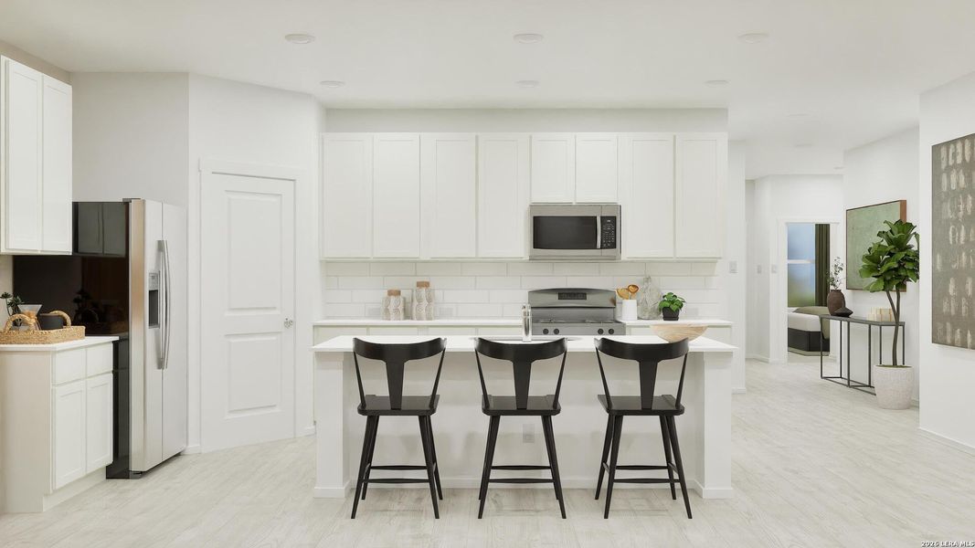 Furnished interior view inside a new home in Voss Farms, New Braunfels (Image 16). Furnished interior view inside a new home in Voss Farms, New Braunfels (Image 16).