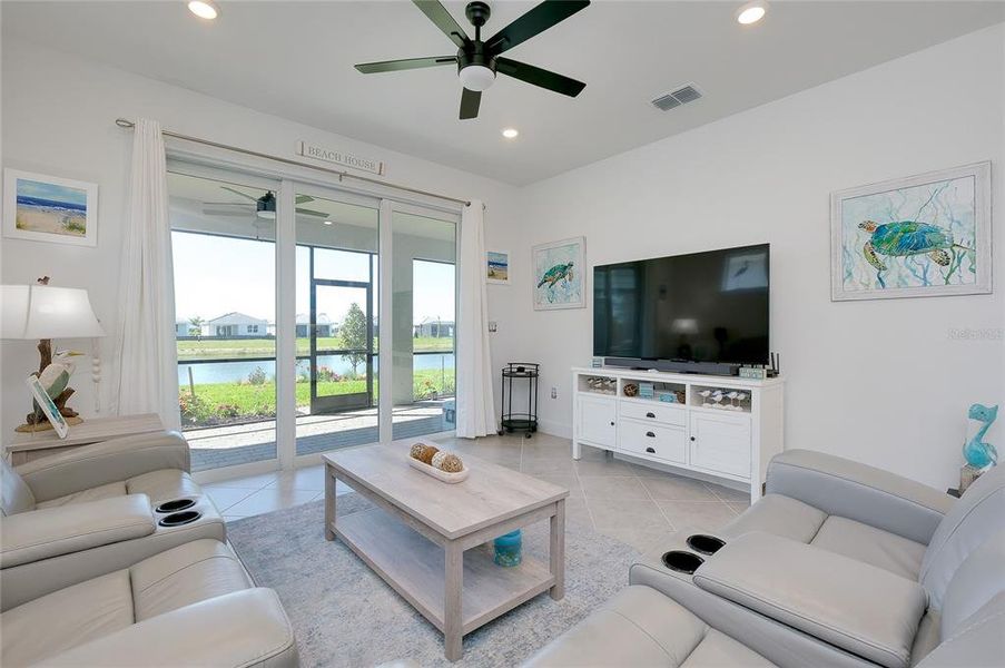 Furnished interior view inside a new home in BeachWalk by Manasota Key, Englewood (Image 18).