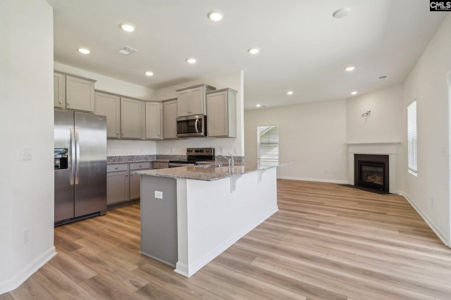 Furnished interior view inside a new home in Old Charleston Acres, Pelion (Image 5).