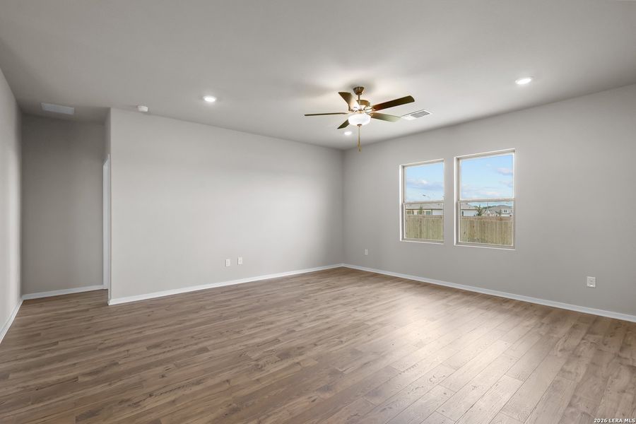 Spacious, unfurnished interior of a new home in Hickory Ridge, Elmendorf (Image 23). Spacious, unfurnished interior of a new home in Hickory Ridge, Elmendorf (Image 23).