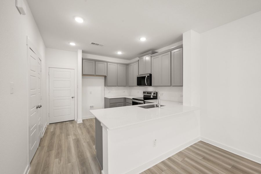 Furnished interior view inside a new home in Mockingbird Estates Townhomes, Fort Worth (Image 4).