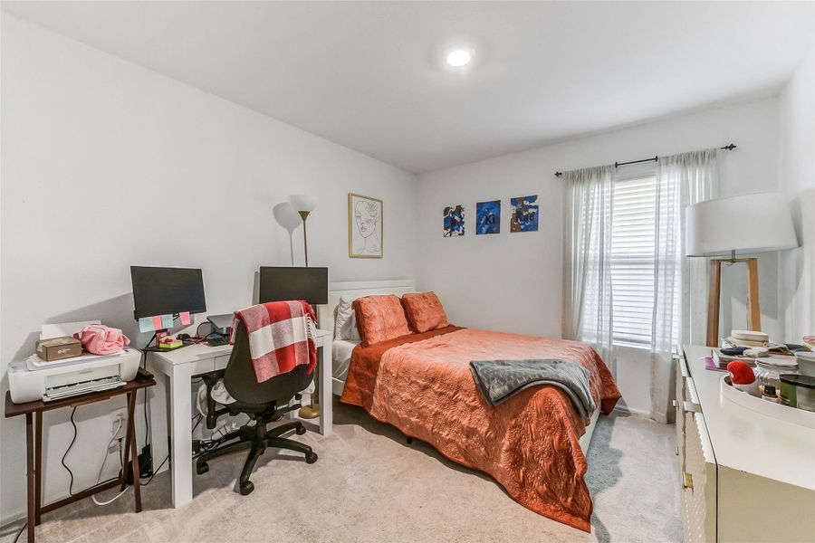 Furnished interior view inside a new home in Burnet Fields at Baytown Crossings, Baytown (Image 6).