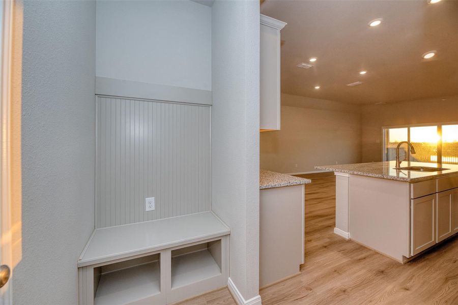 Furnished interior view inside a new home in Aldeana - Paintbrush Collection, Bonney (Image 10).