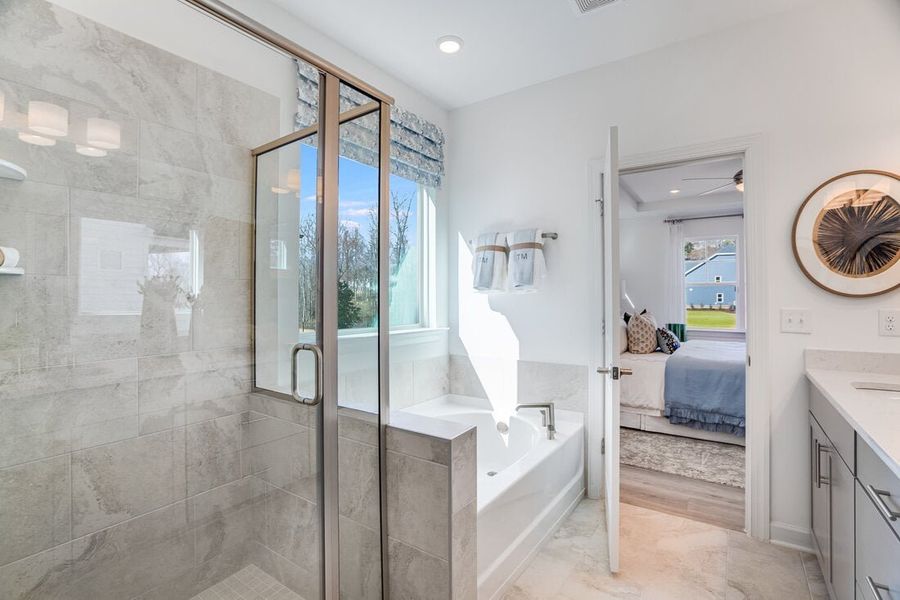 Furnished interior view inside a new home in Silverstone, Knightdale (Image 10).
