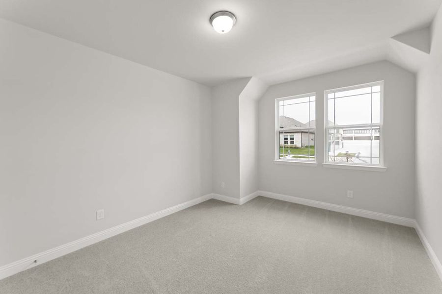 Representative unfurnished interior of a home built from the Addison II by Pacesetter Homes in Leonard Trails, Anna (Image 28).