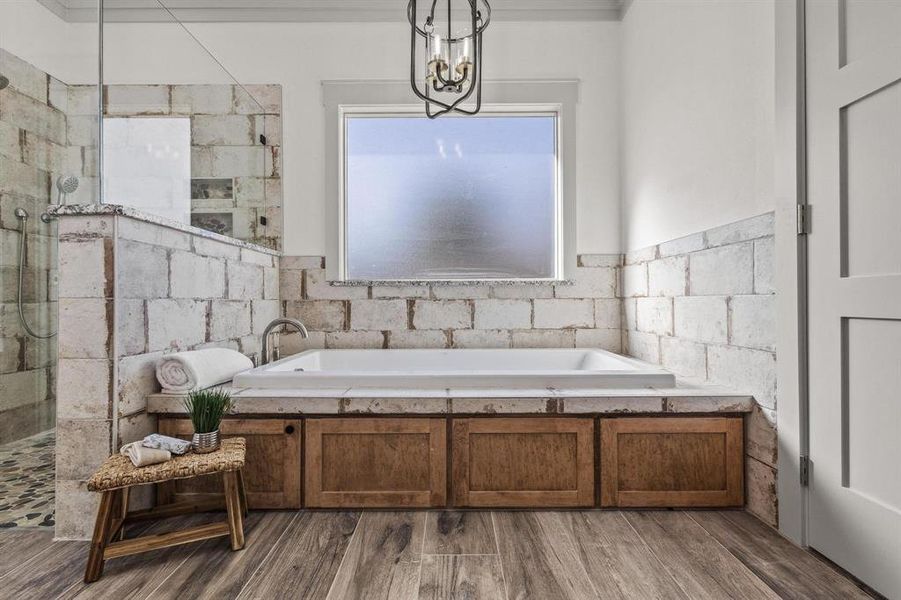 Furnished interior view inside a new home in , Howe (Image 13).