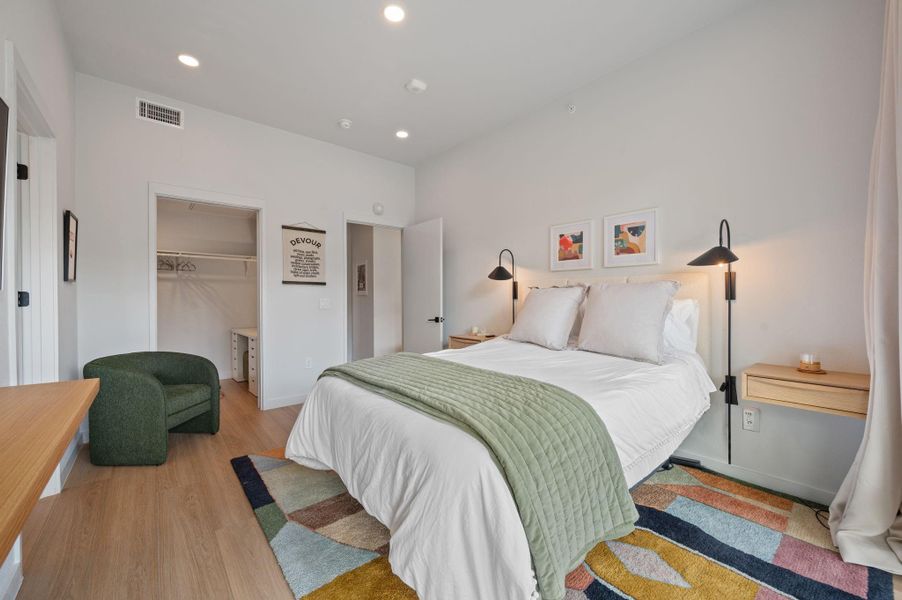 Furnished interior view inside a new home in , Austin (Image 27). Furnished interior view inside a new home in , Austin (Image 27).