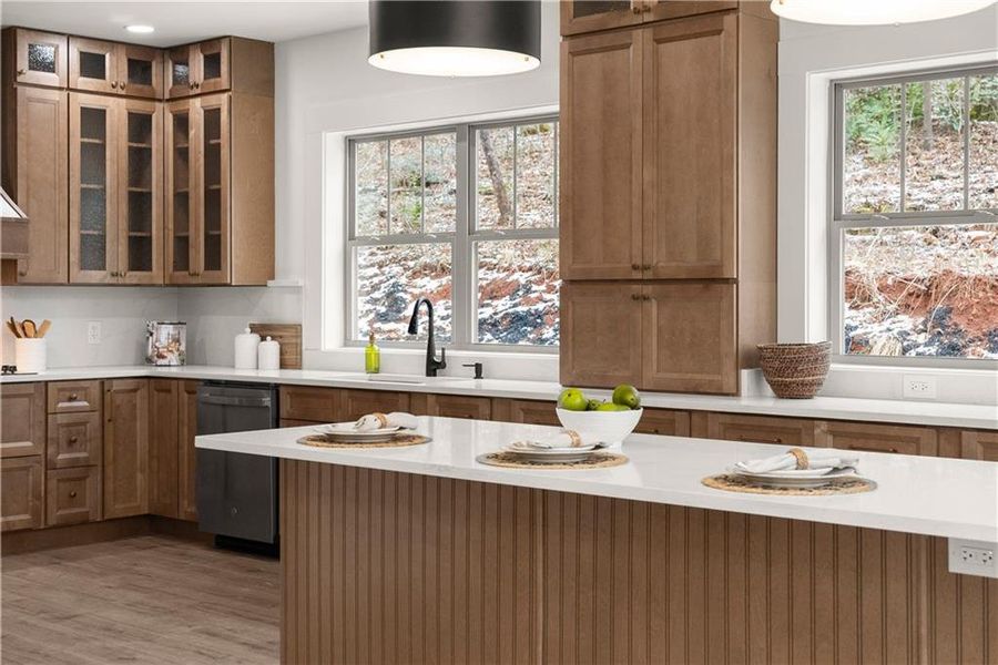 Furnished interior view inside a new home in , Dawsonville (Image 5).