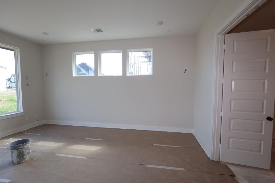 In-progress construction of a new home in Dunham Pointe, Cypress, TX (Image 31).
