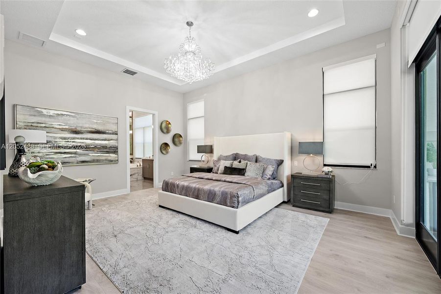 Furnished interior view inside a new home in , Palm Beach Gardens (Image 18).