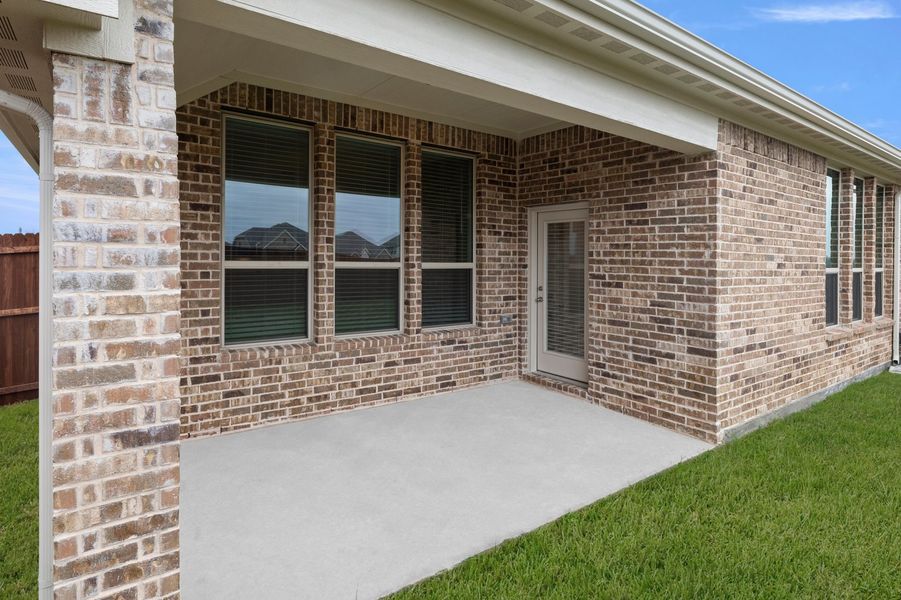 Front exterior of a new home in Mercer Meadows, Royse City, TX, highlighting curb appeal (Image 28). Front exterior of a new home in Mercer Meadows, Royse City, TX, highlighting curb appeal (Image 28).