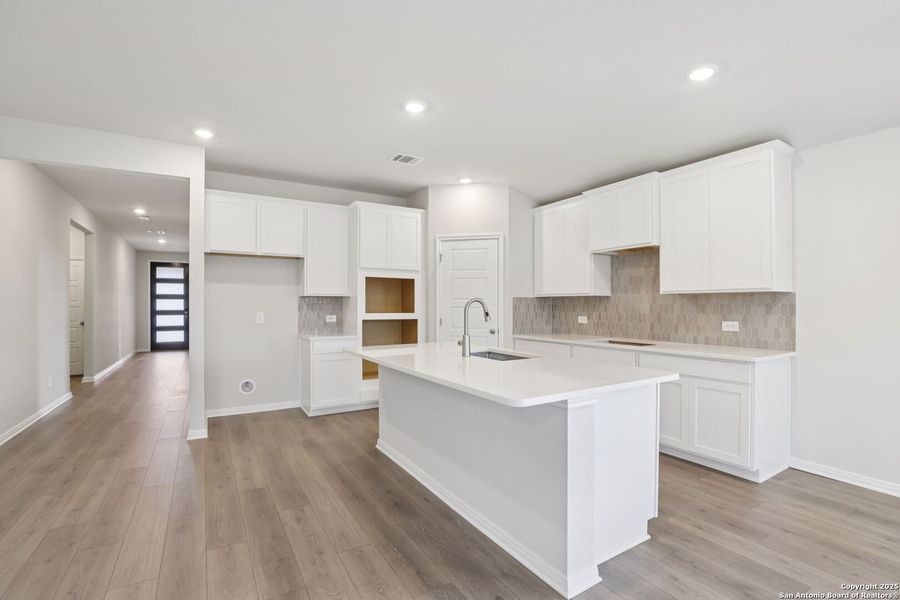 Furnished interior view inside a new home in Legendary Trails - Classic Series, Cibolo (Image 9).