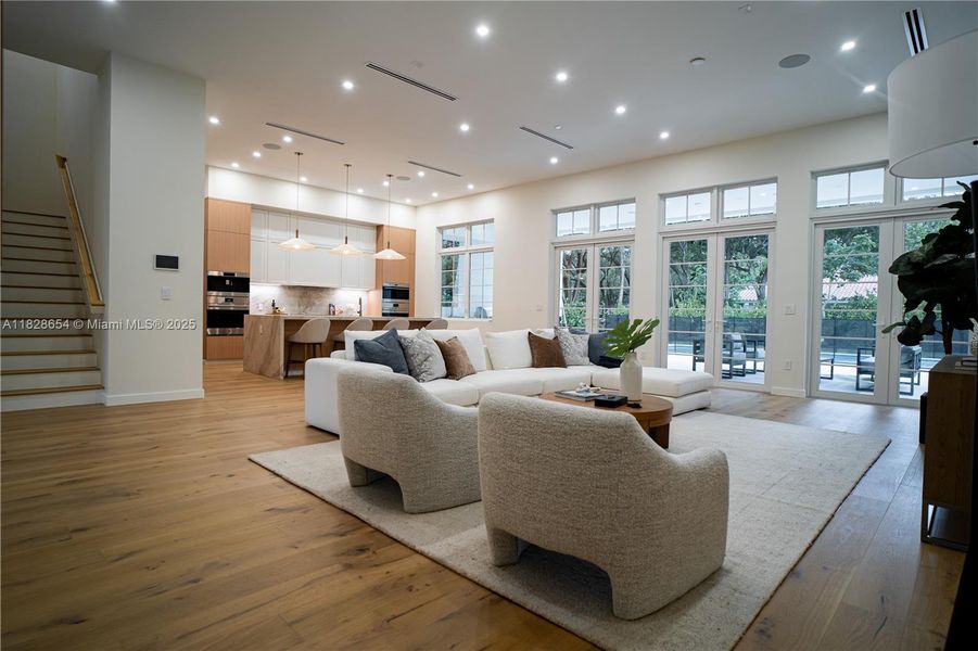 Furnished interior view inside a new home in , Miami (Image 17). Furnished interior view inside a new home in , Miami (Image 17).