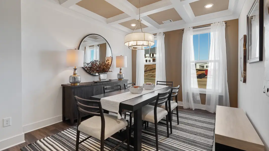 Furnished interior view inside a new home in Mulberry Estates, Simpsonville (Image 5).